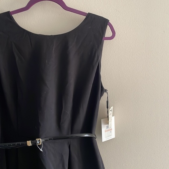 Black & White Belted Calvin Klein Dress NWT Size 12 - Picture 3 of 11